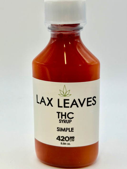 Lax Leaves THC Syrup - 420mg - Simple