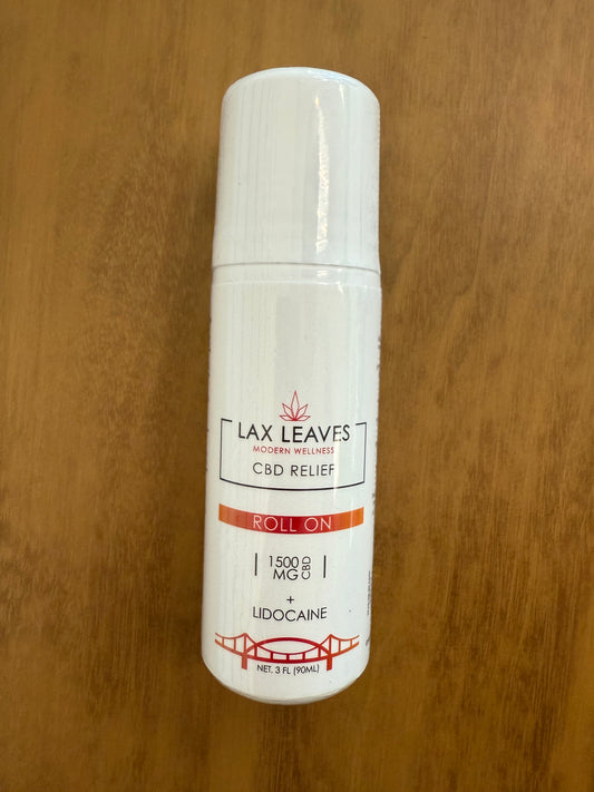Lax Leaves - Menthol CBD Roll On with Lidocaine
