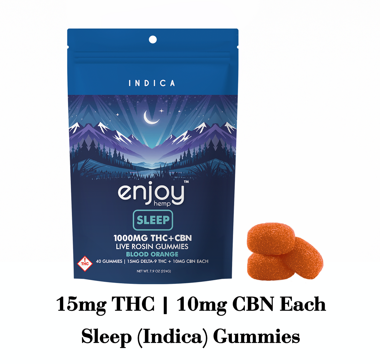 Live Rosin Boost Delta 9 THC 600mg Gummies - 15mg each | 40 gummies