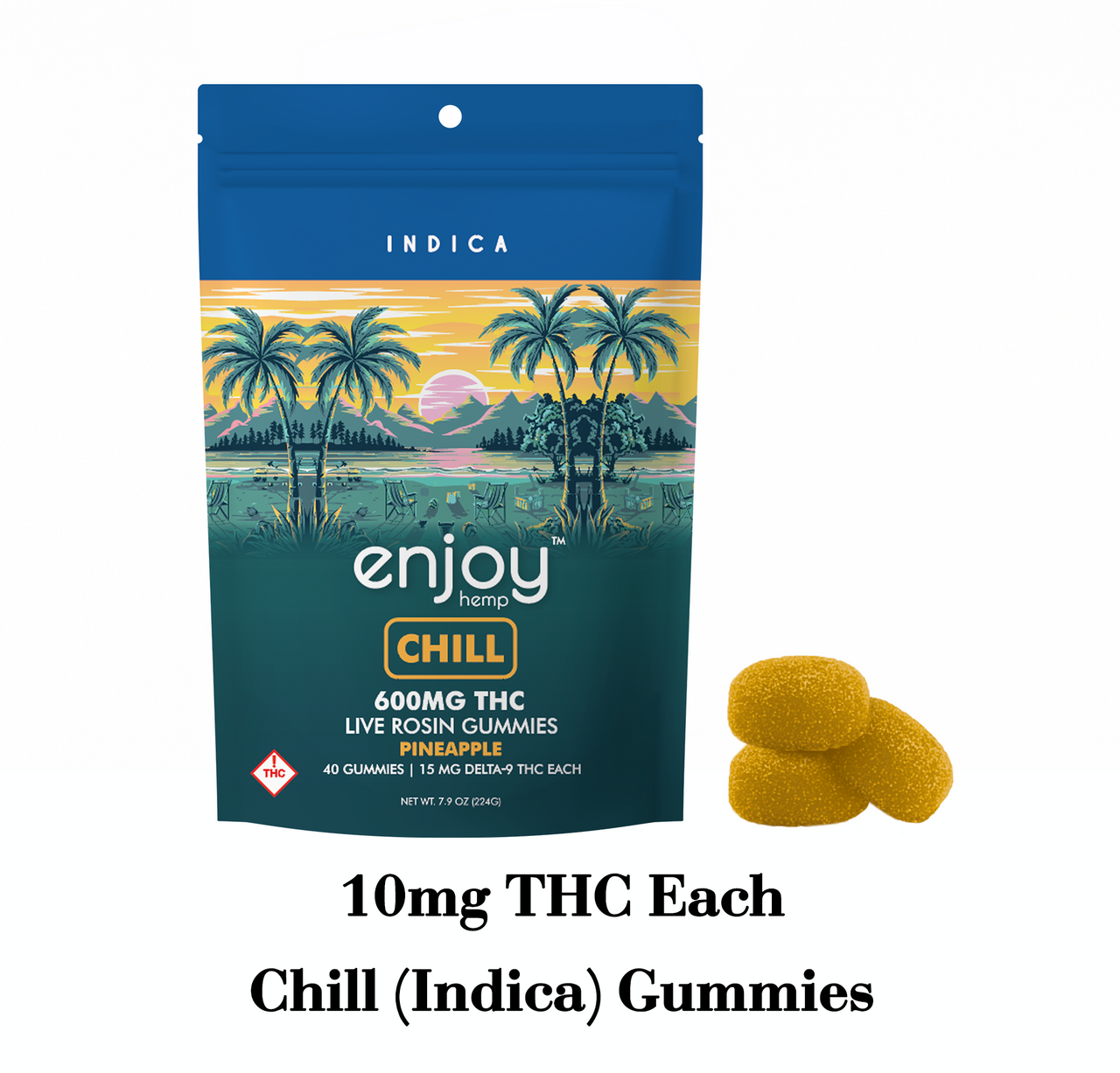 Live Rosin Boost Delta 9 THC 600mg Gummies - 15mg each | 40 gummies